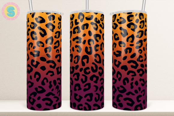 20Oz Fall Leopard Tumbler Sublimation