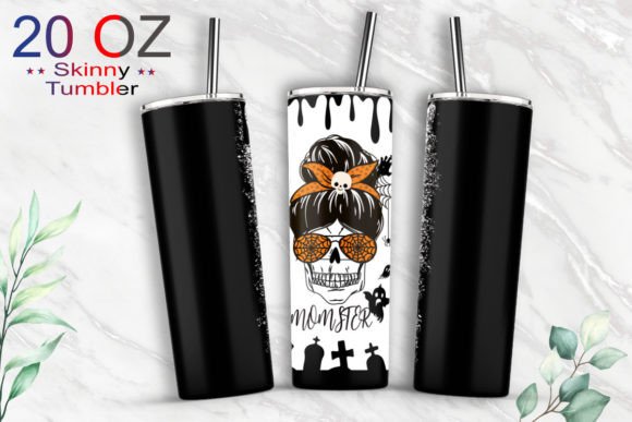 20oz Tumbler Mom Halloween Sublimation