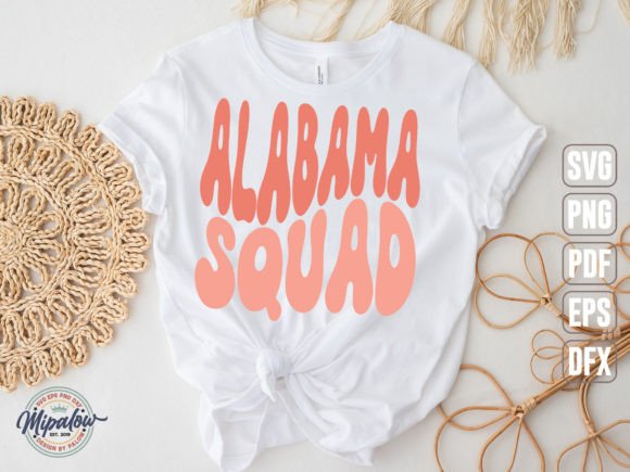 Alabama Squad State Vintage SVG Sublimat