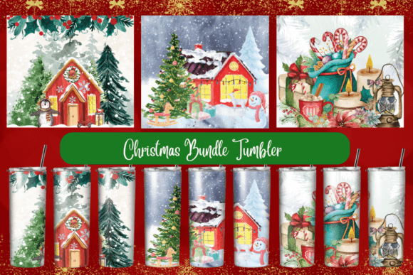 Christmas Bundle Sublimation Tumbler