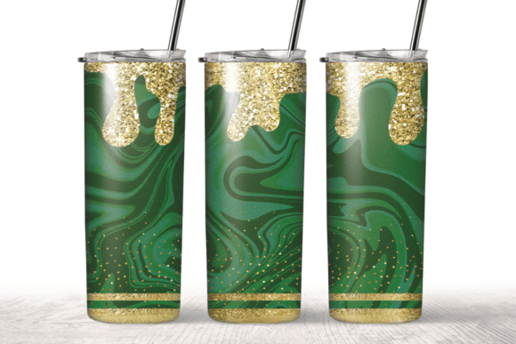 Christmas Glitter Gold Tumbler Wrap