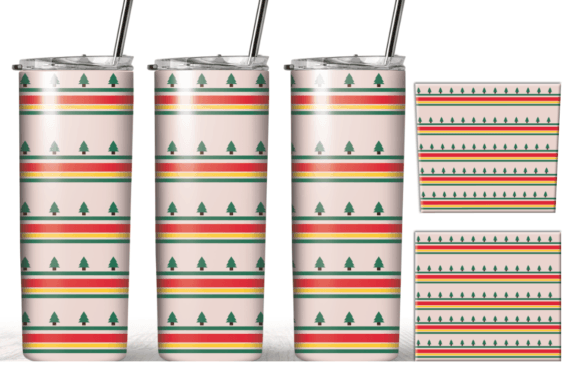 Christmas Trees Tumbler Wrap