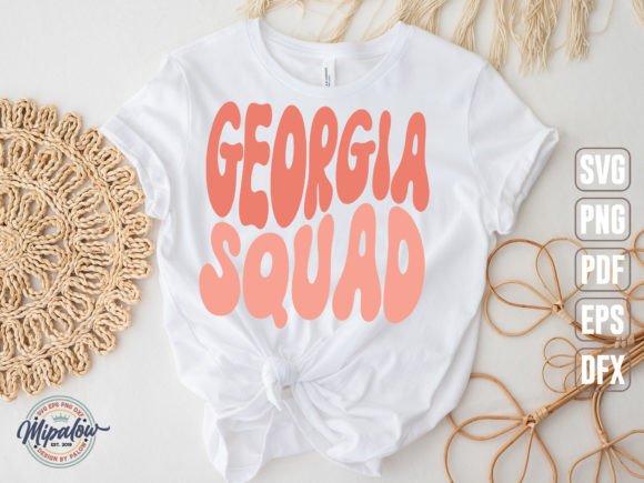 Georgia Squad State Vintage SVG