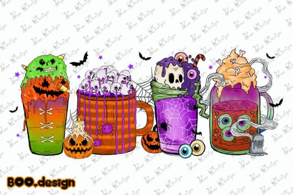 Halloween Cup Design Sublimation