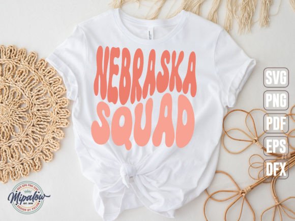 Nebraska Squad State Vintage SVG