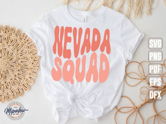 Nevada Squad State Vintage SVG