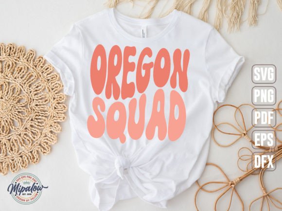 Oregon Squad State Vintage SVG