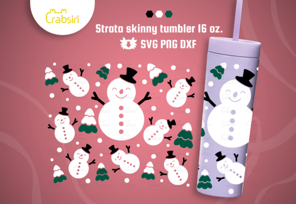 Snowman Funny 16oz Strata Tumbler