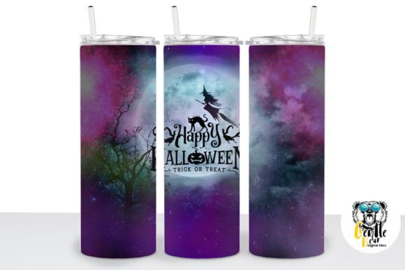 Trick or Treat Halloween Tumbler Wrap