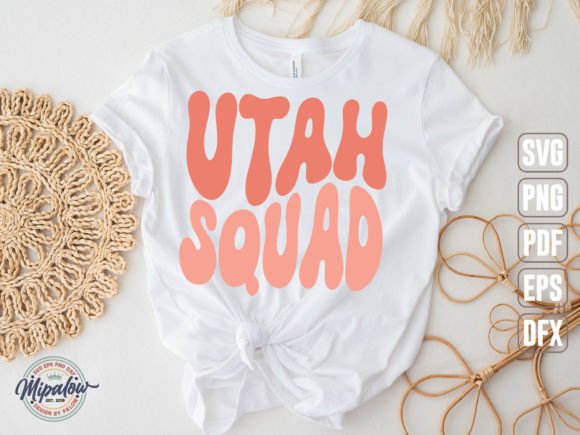 Utah Squad State Vintage SVG