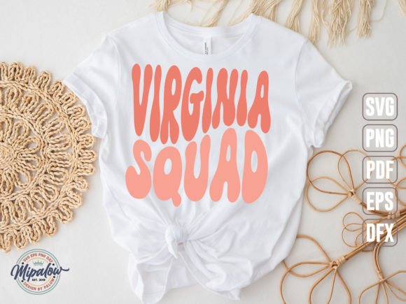 Virginia Squad State Vintage SVG